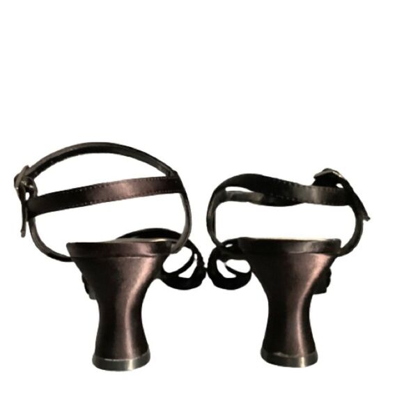 CALL IT SPRING BLACK KITTEN HEEL ANKLE STRAP‎ SANDALS NWOT SIZE 38 - Picture 5 of 11